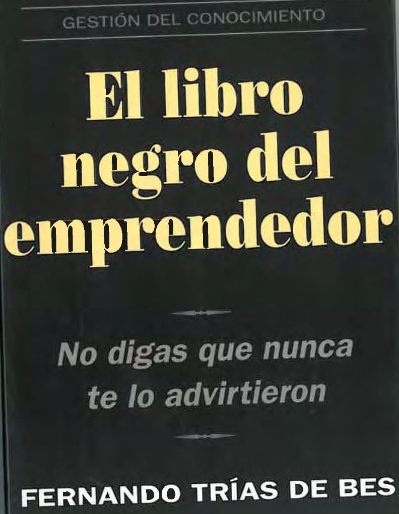 El libro negro del emprendedor