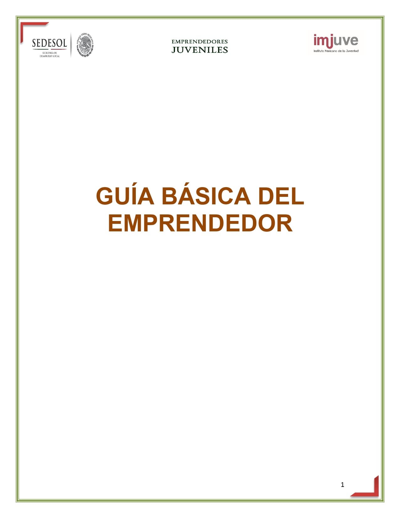 Guía básica del emprendedor
