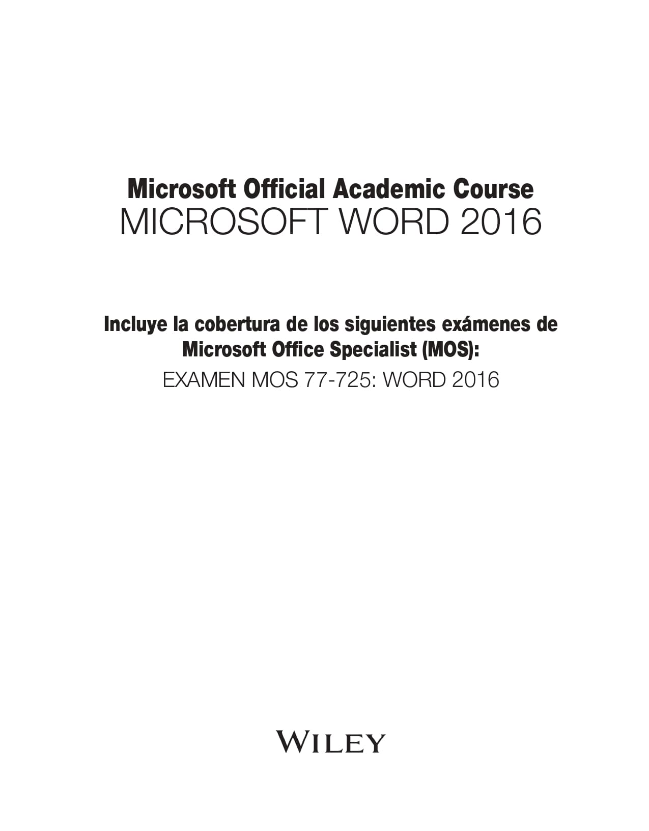 Microsoft Word 2016